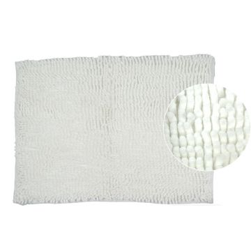 TAPETE WC MICROFIBRA 50X70 BRANCO - 0324.88