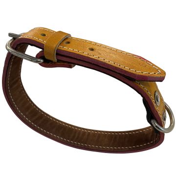 COLEIRA COURO Nº5 52CM COSTURA REFORÇADA - 0910.12