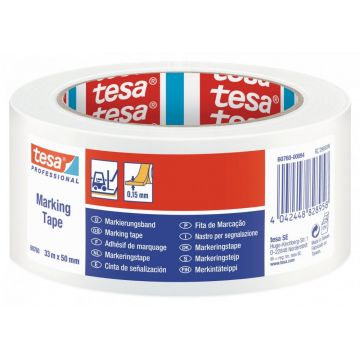 FITA SINALIZADORA 50MM BRANCA COLANTE (ROLO) TESA 60760 - 0229.142