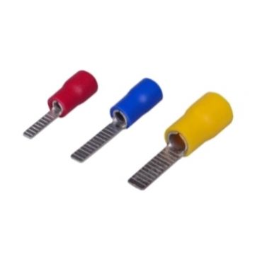 TERMINAL ISOLADO PONTA PLANA 12 P/FIO 1.5 (UN) RF-PP12/19 - 0537.043
