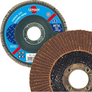 DISCO REBARBAR LIXA LAMELADO 125 A100 LEMAN - 0047.114