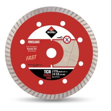 RUBI DISCO DIAMANTE 115MM SECO CONTINUO GRES TCR 30962 - 0371.141