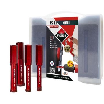 RUBI KIT 4 DRILL DRYGRES 05939 - 0371.296