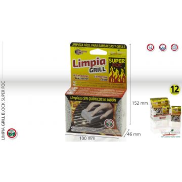BLOCO LIMPA GRELHAS - 0864.18