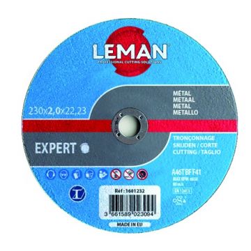 DISCO 230X2.0X22.23 CORTE FERRO LEMAN - 0047.124