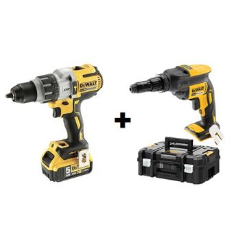 DEWALT KIT BERBEQUIM PERCUSSAO DCD996P2-QW+APARAFUSADORA DCF622NT-XJ - 0992.014