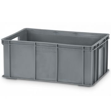 CAIXA CONTENTOR PLASTICO FECHADA 600X400X250MM - 0049.71