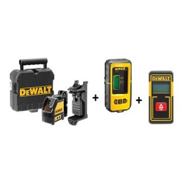 DEWALT KIT NIVEL DW088CG-XJ+DE0892G-XJ+DW030PL-XJ - 0992.281