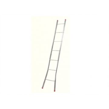 ESCADA ALUMINIO SIMPLES DEGRAU REDONDO  2MT - 0739.08