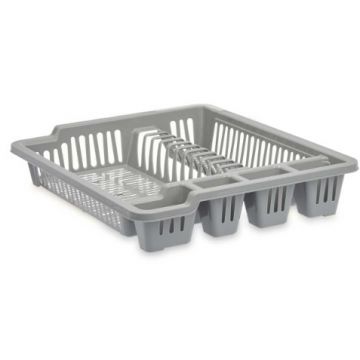 ESCORREDOR LOICA GRANDE PLAST.CINZA - 0498.04