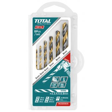 BROCA 6PCS HSS TITANIO (JG) / 0874.000