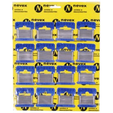 FIO SOLDAR ACIDO 2MM SN30 20G (CARTAZ 16 BOB) AZUL Nº7 - 0190.57