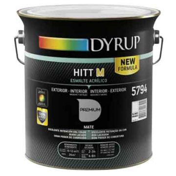 TINTA ESMALTE AQUOSO HITT M PRETO 4LTS - 0578.594