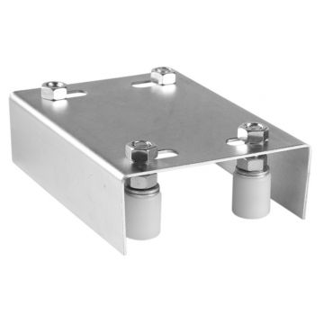 PLACA GUIA C/4 ROLETOS 30MM - 0291.05