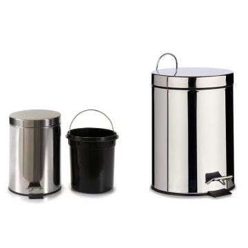 BALDE COM PEDAL 5LT INOX - 0502.60