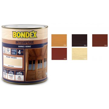 VERNIZ BONDEX INTEMPERIES ACETINADO INCOLOR 4680-900-0.75LT - 0578.396