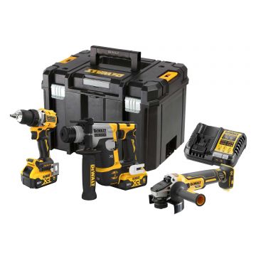 DEWALT KIT APARAFUSADORA DCD800+REBARBADORA DCG405+MARTELO DCH172 DCK355P2T-QW - 0992.967