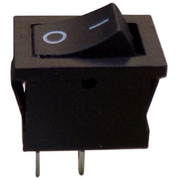 INTERRUPTOR SIMPLES RETANGULAR PRETO BASCULANTE 2PINOS 6A - 0829.208