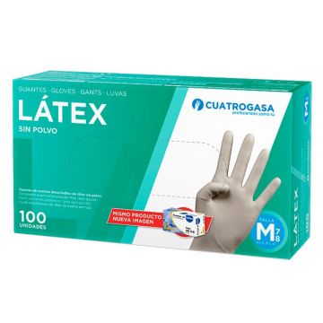 LUVA LATEX (ENFERMEIRO) TºM (CX.100PCS) - S/PO - 0116.101