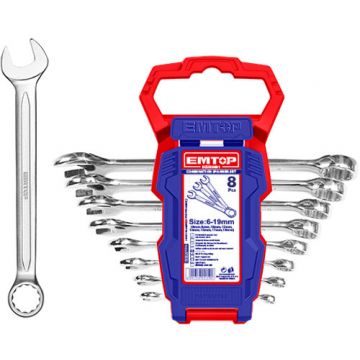 CHAVE BOCA-LUNETA 6-19MM (8PCS) - 0825.20