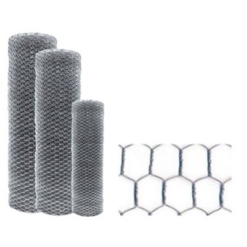 REDE HEXAGONAL GALVANIZADA  1"-0,50MTX0,70MM (RL 50MT) - 0120.17
