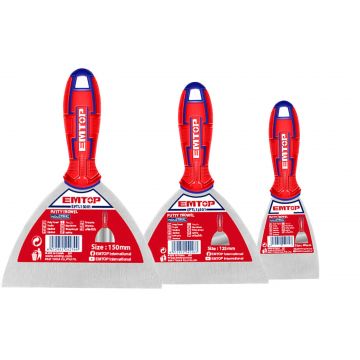 ESPATULA BETUME INOX C/PLASTICO 125MM - 0772.60