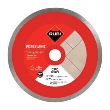 RUBI DISCO DIAM.180MM HUMIDO CONTINUO GRES CPC 30955 - 0371.018