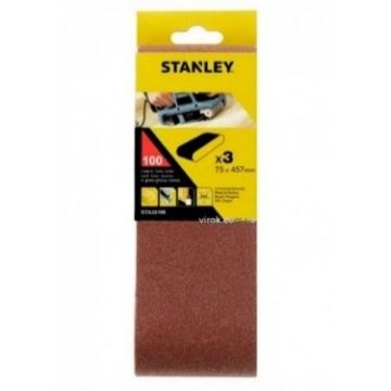 STANLEY FOLHA LIXA CINTA G100 75X457MM STA33106 - 0990.506
