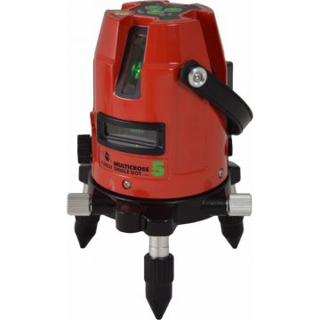 NIVEL LASER MULTICROSS 5 SINGLE DOT GREEN - 0759.51