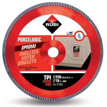 RUBI DISCO DIAMANTE  250MM HUMIDO GRES 31969 - 0371.79