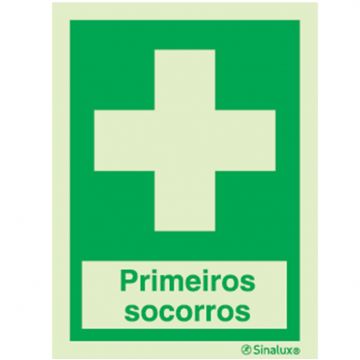 PLACA SINALIZADORA PRIMEIROS SOCORROS - 0529.85