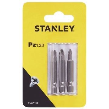 STANLEY BIT PZ1/PZ2/PZ3 50MM (3PCS) STA61180-XJ - 0990.685