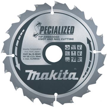 MAKITA DISCO C/MAD.165X20X2.0 24D B-33093 - 1021.94