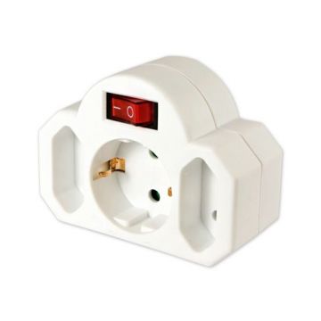 FICHA TºSCHUKO C/INTERRUPTOR - 0824.369