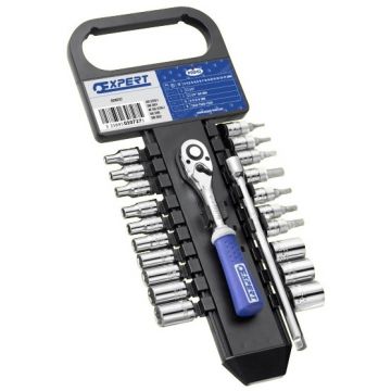 EXPERT CHAVE CAIXA 1/4" SEXTAVDA 22PCS E030727 - 0341.170