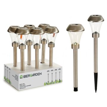 CANDEEIRO SOLAR TIPO ESPETO CONICO ACO - 0941.01
