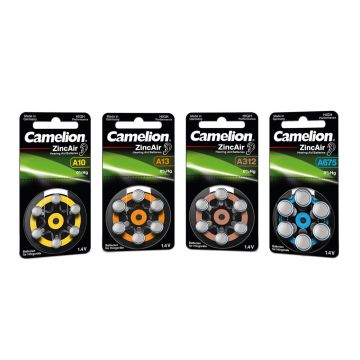 PILHA CAMELION ZINCAIR A312 BP6 - 0709.80