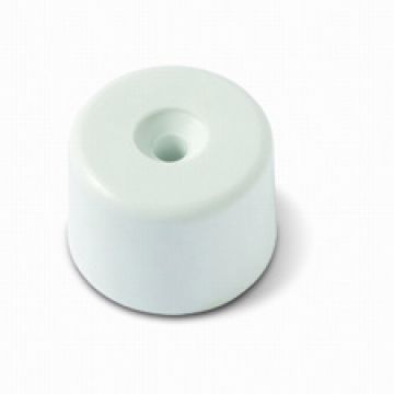 BATENTE PORTA REDONDO C/PARAFUSO 29X20MM BRANCO (2PCS) - 0191.45