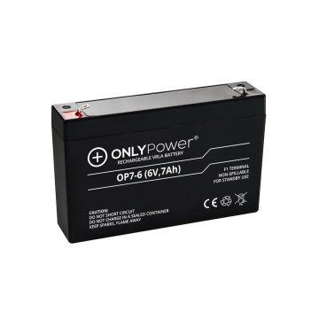 BATERIA VRLA 6V 7AH ONLYPOWER - 0915.40