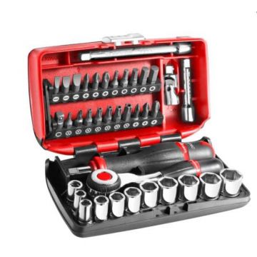 FACOM CHAVE CAIXA 1/4" SEXTAVADA 38PCS R.360NANO - 0338.161