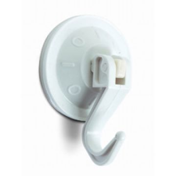 GANCHO C/VENTOSA ARTICULADO 53MM BRANCO (2PCS) - 0052.53