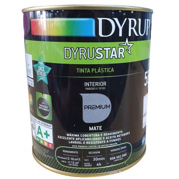 TINTA PLASTICA DYRUSTAR BRANCO 0.75 L - 0578.361