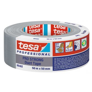 FITA POWER EXTRA TAPE 50MM X 25MTS CINZA 56389 TESA - 0229.239