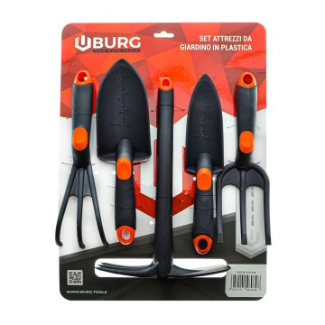 KIT JARDIM 5PCS PLASTICO - 0813.000