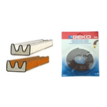FITA CALAFETAR PORTAS/JANELAS 9X4MM 6MTS BRANCO PERFIL E - 0229.99