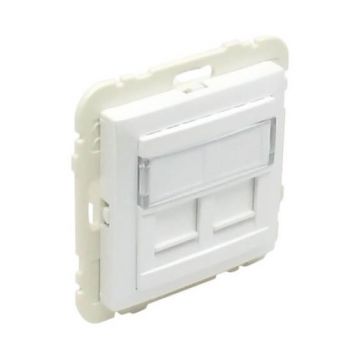 EFAPEL TOMADA RJ45 2 SAIDAS S/CONECTOR 70450 BRANCO - 0757.387