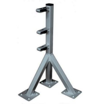ESTENDAL PARA ROUPA FIXAR PAREDE INOX 3 ROLD (PAR) - 0407.12