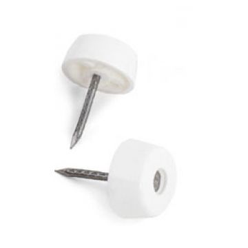 SUPORTE PARA PRATELEIRA COM PREGO BRANCO - 0085.124