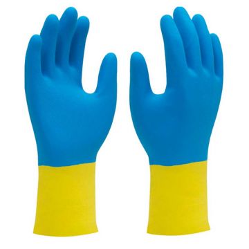 LUVA DIAM. LATEX 7-7 1/2 BICOLOR UN. - 0116.76