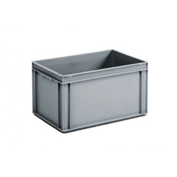 CAIXA CONTENTOR PLASTICO FECHADA 400X300X130MM - 0049.74
